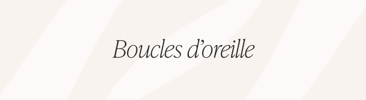 BOUCLES D'OREILLE